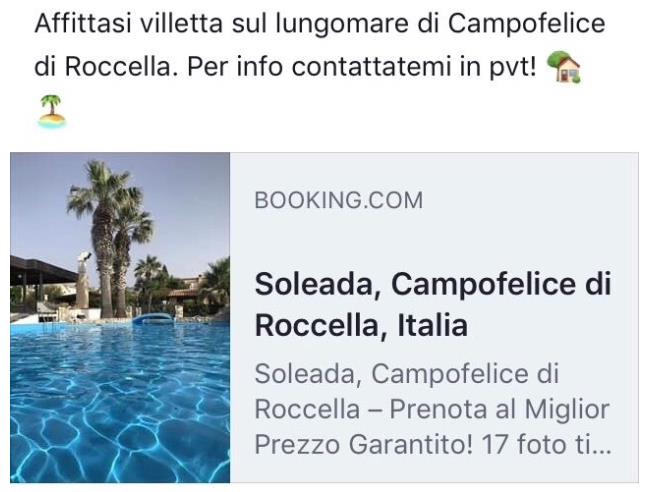 Anteprima foto 1 - Affitto Villa Vacanze da Privato a Campofelice di Roccella (Palermo)