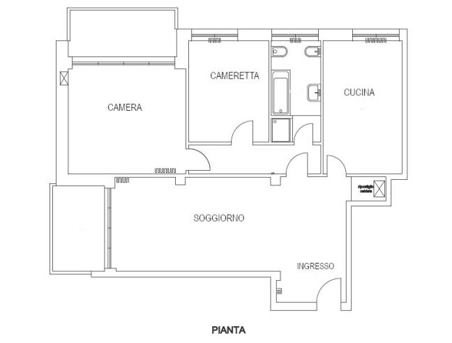 Anteprima foto 1 - Appartamento in Vendita a Cassano Magnago (Varese)