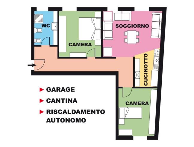 Anteprima foto 1 - Appartamento in Vendita a Galliera (Bologna)