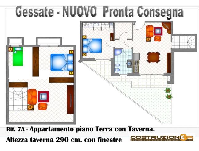 Anteprima foto 1 - Nuove Costruzioni Vendita diretta . No Agenzia a Gessate (Milano)