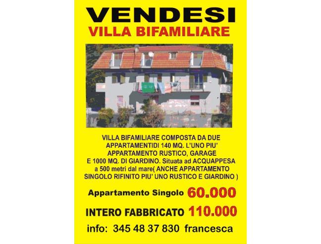 Anteprima foto 1 - Villa in Vendita a Acquappesa (Cosenza)