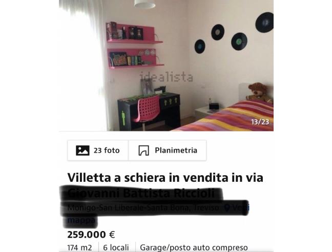 Anteprima foto 1 - Villetta a schiera in Vendita a Treviso - Santa Bona