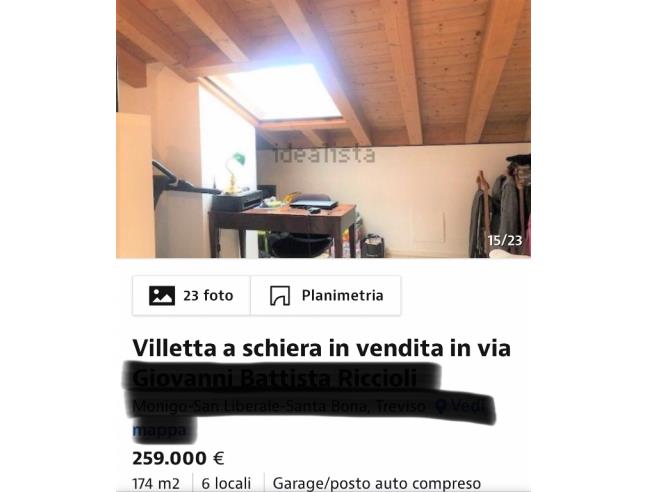 Anteprima foto 2 - Villetta a schiera in Vendita a Treviso - Santa Bona