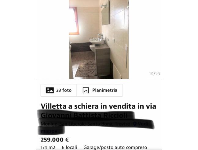 Anteprima foto 3 - Villetta a schiera in Vendita a Treviso - Santa Bona