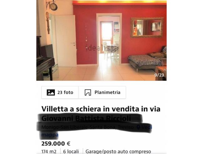 Anteprima foto 6 - Villetta a schiera in Vendita a Treviso - Santa Bona