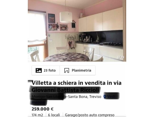 Anteprima foto 7 - Villetta a schiera in Vendita a Treviso - Santa Bona