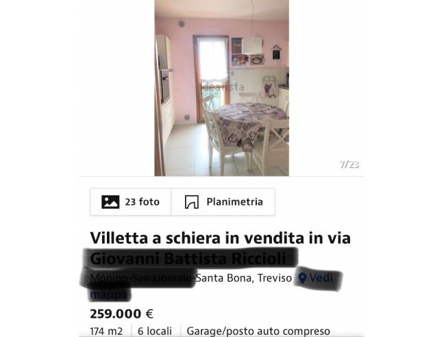 Anteprima foto 8 - Villetta a schiera in Vendita a Treviso - Santa Bona