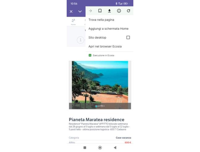 Anteprima foto 1 - Affitto Appartamento Vacanze da Privato a Maratea - Santa Caterina