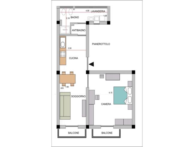 Anteprima foto 2 - Affitto Appartamento Vacanze da Privato a Messina - Centro città