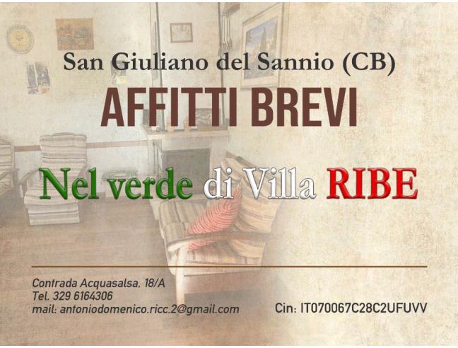 Anteprima foto 1 - Affitto Appartamento Vacanze da Privato a San Giuliano del Sannio - Contrada Acquasalsa