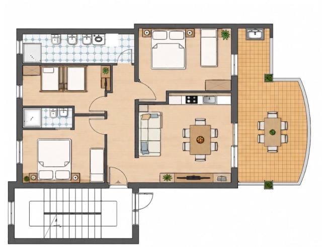 Anteprima foto 8 - Affitto Appartamento Vacanze da Privato a Tortoreto - Tortoreto Lido