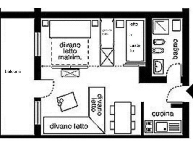 Anteprima foto 2 - Affitto Appartamento Vacanze da Privato a Valtournenche - Breuil-Cervinia