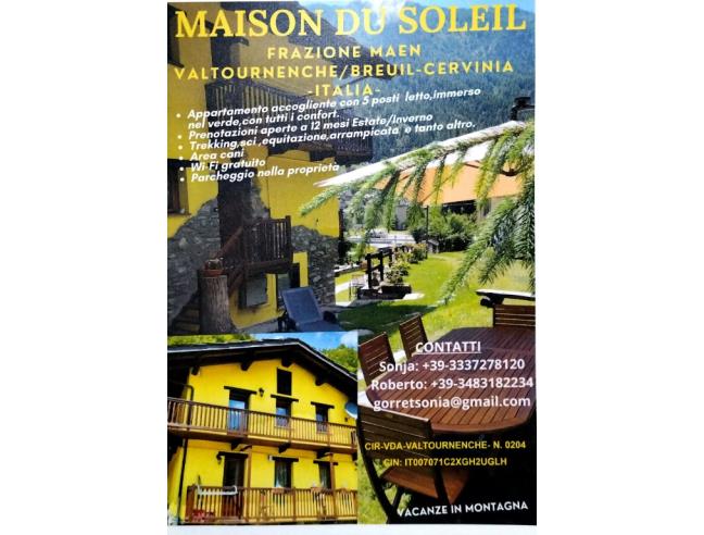 Anteprima foto 4 - Affitto Appartamento Vacanze da Privato a Valtournenche - Maen