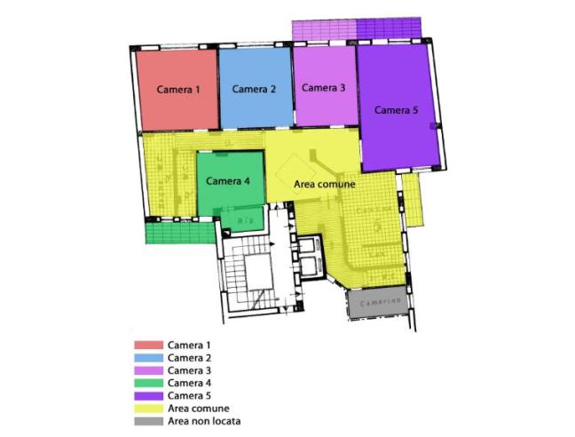 Anteprima foto 1 - Affitto Camera Singola in Appartamento da Privato a Palermo - Notarbartolo