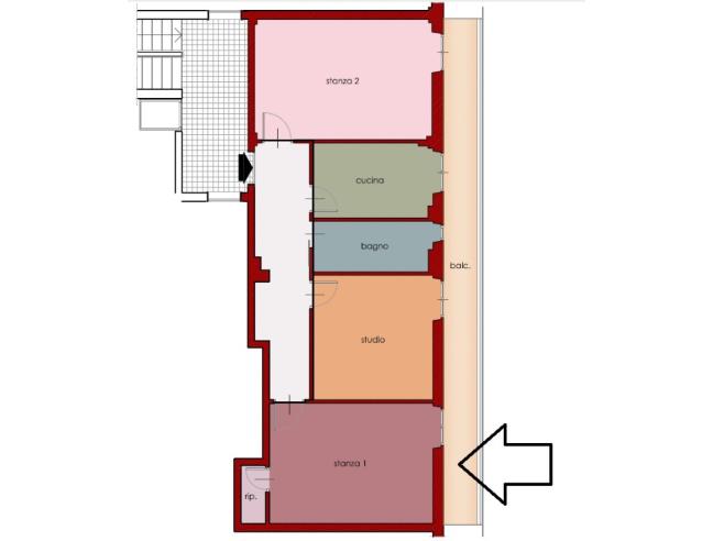 Anteprima foto 7 - Affitto Camera Singola in Appartamento da Privato a Roma - Romanina