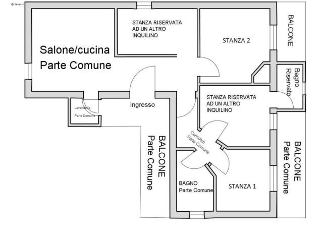 Anteprima foto 8 - Affitto Camera Singola in Porzione di casa da Privato a Aversa (Caserta)