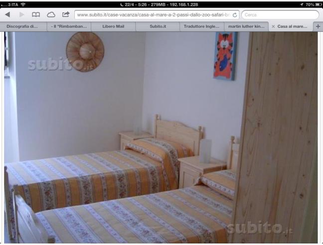 Anteprima foto 3 - Affitto Casa Vacanze da Privato a Fasano - Savelletri