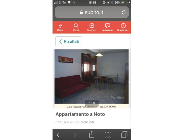 Anteprima foto 1 - Affitto Casa Vacanze da Privato a Noto (Siracusa)