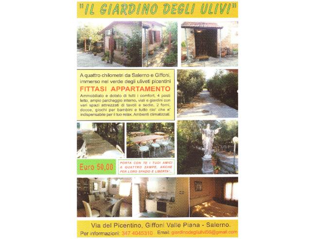 Anteprima foto 1 - Affitto Rustico/Casale Vacanze da Privato a Giffoni Valle Piana (Salerno)