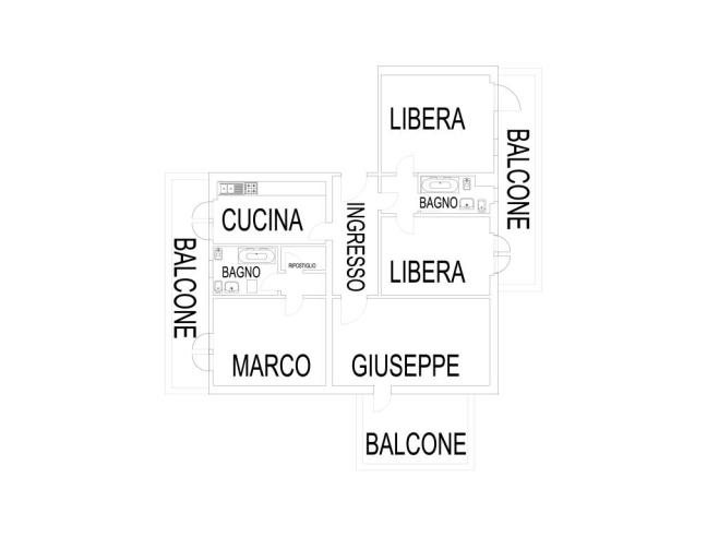 Anteprima foto 1 - Affitto Stanza Singola in Appartamento da Privato a Sesto San Giovanni (Milano)