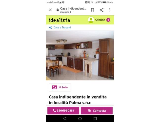 Anteprima foto 7 - Affitto Villetta a schiera Vacanze da Privato a Trapani - Marausa