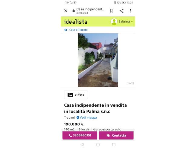 Anteprima foto 8 - Affitto Villetta a schiera Vacanze da Privato a Trapani - Marausa