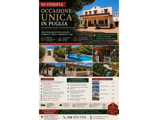 Anteprima foto 7 - Albergo/Struttura ricettiva in Vendita a Casamassima (Bari)