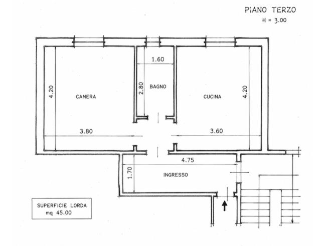 Anteprima foto 4 - Appartamento in Affitto a Torino - Cenisia