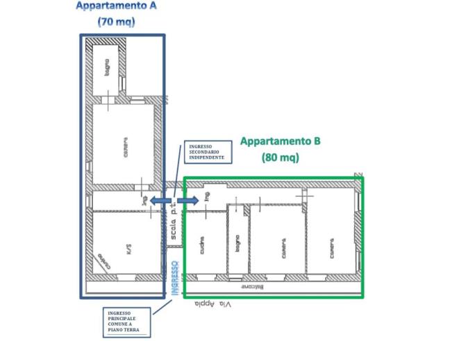 Anteprima foto 3 - Appartamento in Vendita a Baragiano - Scalo Di Baragiano