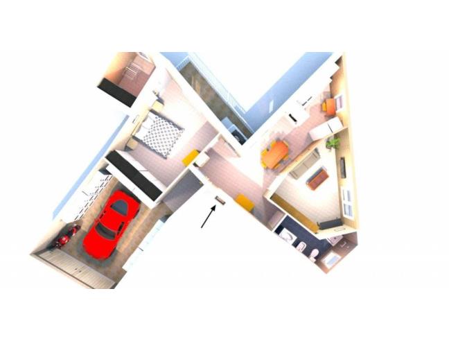 Anteprima foto 2 - Appartamento in Vendita a Bibbiena - Partina