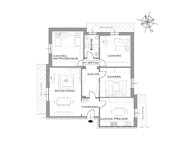 Anteprima foto 5 - Appartamento in Vendita a Bovezzo (Brescia)