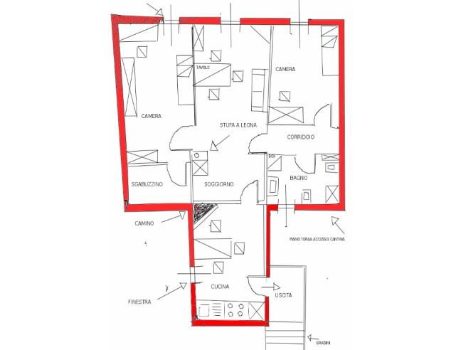 Anteprima foto 2 - Appartamento in Vendita a Capistrello - Pescocanale
