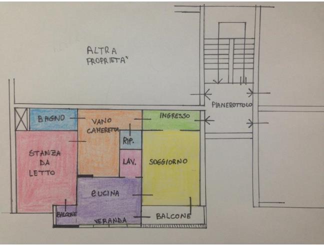 Anteprima foto 5 - Appartamento in Vendita a Catania - Librino