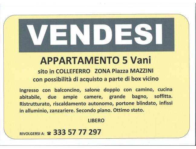 Anteprima foto 2 - Appartamento in Vendita a Colleferro (Roma)