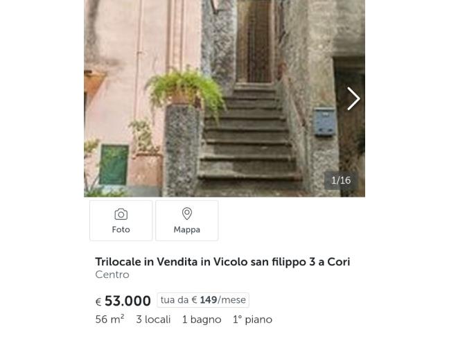 Anteprima foto 1 - Appartamento in Vendita a Cori (Latina)