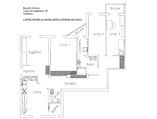 Anteprima foto 7 - Appartamento in Vendita a Cremona (Cremona)