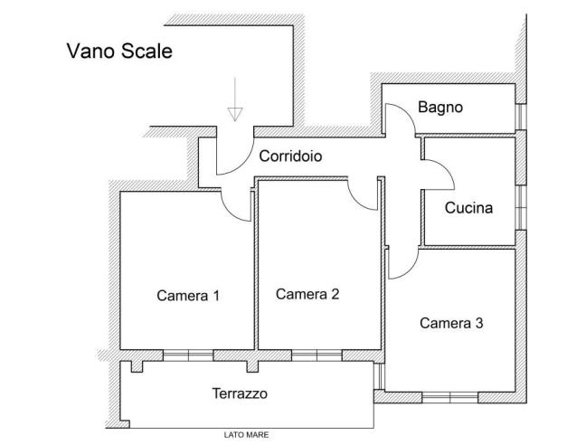 Anteprima foto 3 - Appartamento in Vendita a Falconara Albanese - Torremezzo