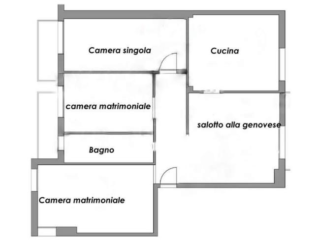 Anteprima foto 1 - Appartamento in Vendita a Genova - Foce