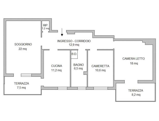 Anteprima foto 1 - Appartamento in Vendita a Guidonia Montecelio - Villanova