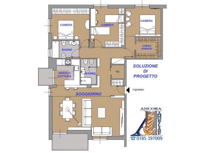 Anteprima foto 2 - Appartamento in Vendita a Lavagna (Genova)