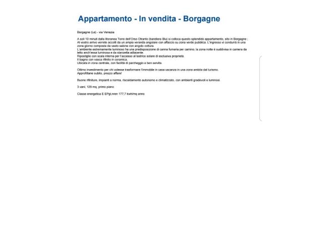 Anteprima foto 3 - Appartamento in Vendita a Melendugno - Borgagne