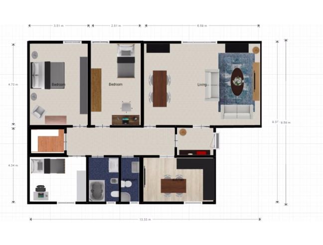 Anteprima foto 6 - Appartamento in Vendita a Messina - Zafferia