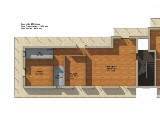 Anteprima foto 6 - Appartamento in Vendita a Monreale (Palermo)