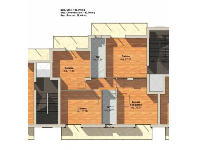 Anteprima foto 7 - Appartamento in Vendita a Monreale (Palermo)