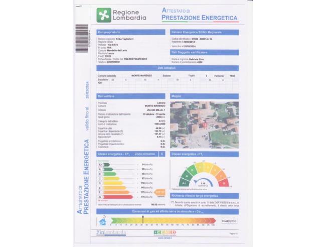 Anteprima foto 4 - Appartamento in Vendita a Monte Marenzo (Lecco)