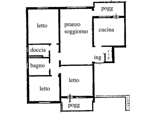 Anteprima foto 3 - Appartamento in Vendita a Padova - Mandria