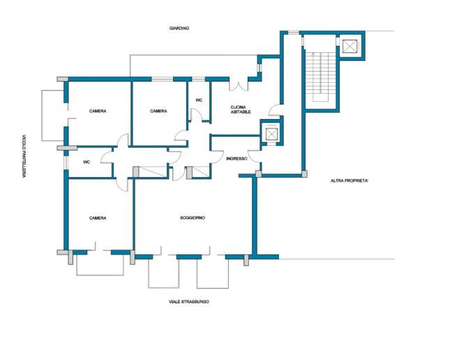 Anteprima foto 2 - Appartamento in Vendita a Palermo - Strasburgo