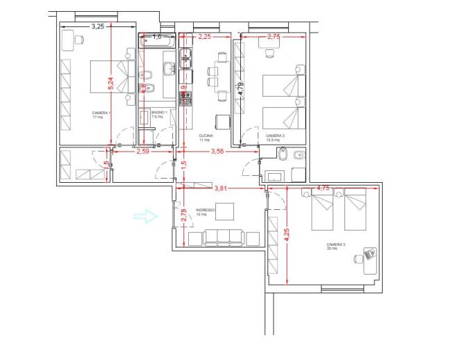 Anteprima foto 2 - Appartamento in Vendita a Roma - Prenestina