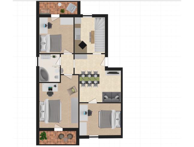 Anteprima foto 7 - Appartamento in Vendita a Roma - Re di Roma