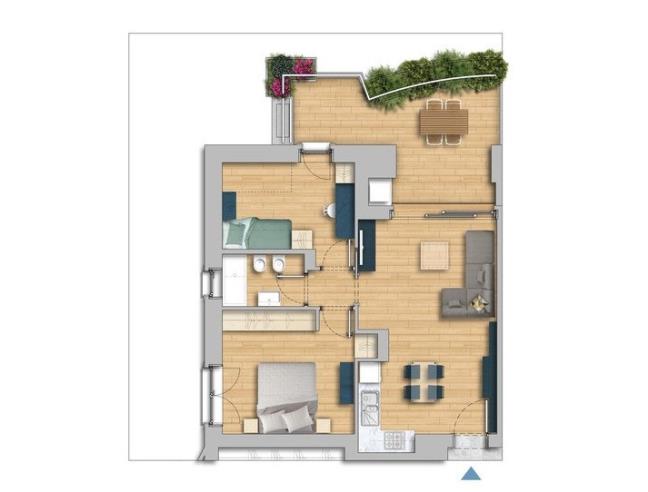 Anteprima foto 6 - Appartamento in Vendita a Roma - Settebagni